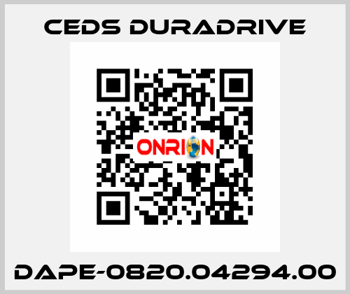 DAPE-0820.04294.00 Ceds Duradrive