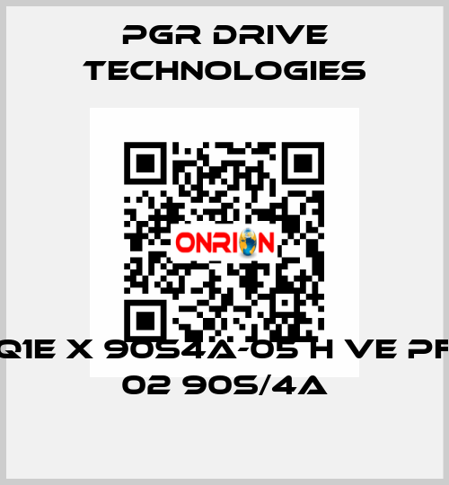 Q1E X 90S4A-05 H VE PF 02 90S/4A PGR Drive Technologies