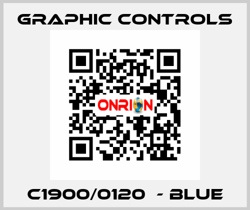 C1900/0120  - blue Graphic Controls