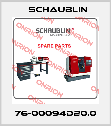76-00094D20.0 Schaublin