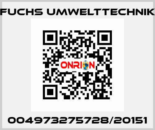 004973275728/20151 Fuchs Umwelttechnik