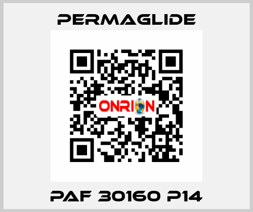 PAF 30160 P14 Permaglide