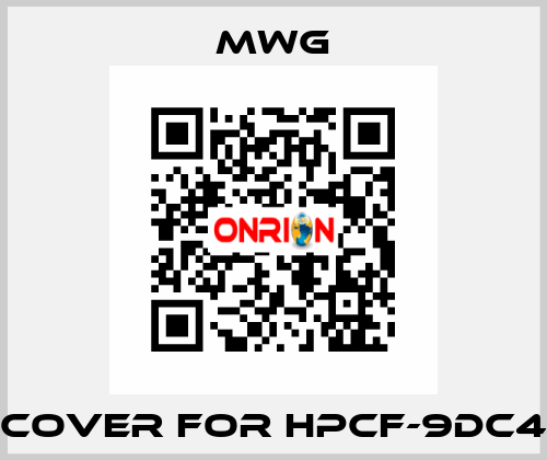 cover for HPCF-9DC4 MWG