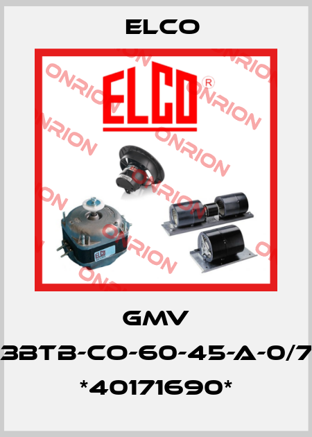 GMV 3BTB-CO-60-45-A-0/7 *40171690* Elco