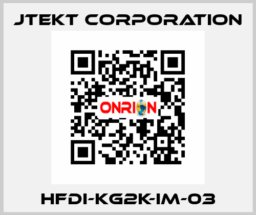 HFDI-KG2K-IM-03 JTEKT CORPORATION