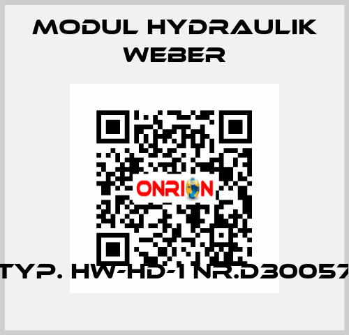 Typ. HW-HD-1 Nr.D30057 MODUL HYDRAULIK WEBER