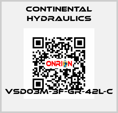 VSD03M-3F-GR-42L-C Continental Hydraulics