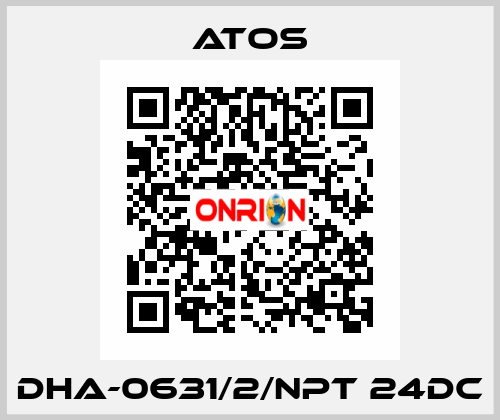 DHA-0631/2/NPT 24DC Atos
