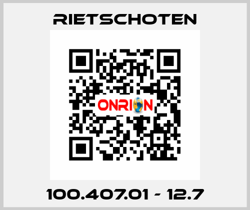 100.407.01 - 12.7 RIETSCHOTEN