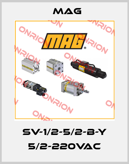 SV-1/2-5/2-B-Y 5/2-220VAC Mag