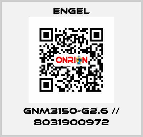 GNM3150-G2.6 // 8031900972 ENGEL