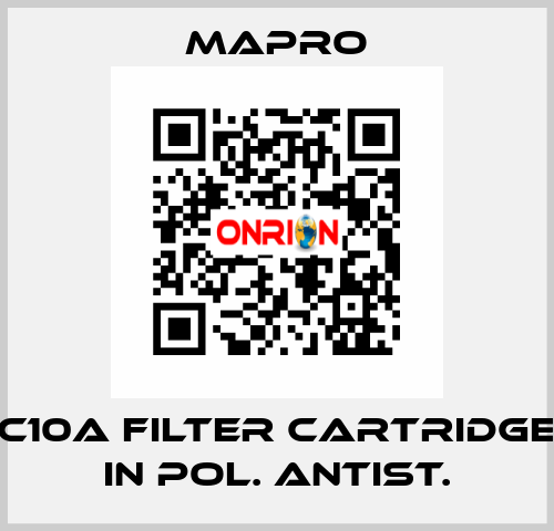 C10A filter cartridge in pol. Antist. Mapro