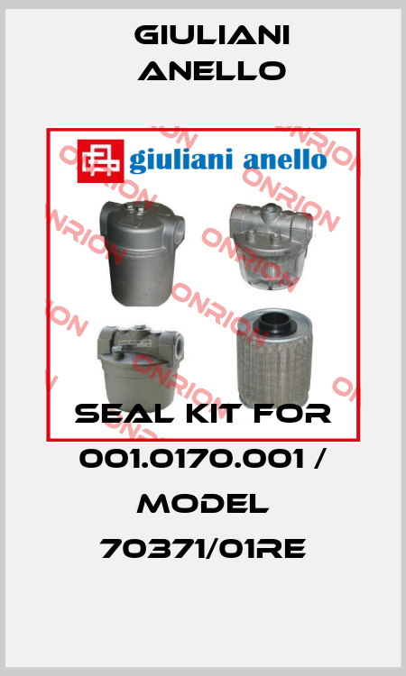 seal kit for 001.0170.001 / Model 70371/01RE Giuliani Anello