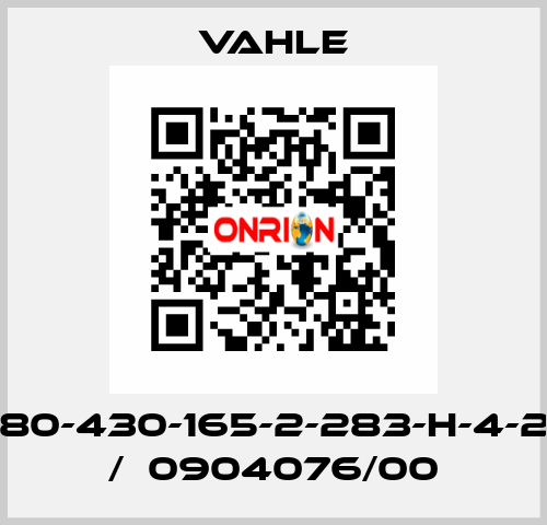 280-430-165-2-283-H-4-25 /  0904076/00 Vahle