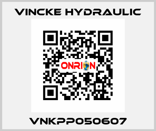 VNKPP050607 VINCKE HYDRAULIC