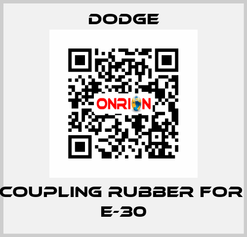 COUPLING RUBBER for  E-30 Dodge