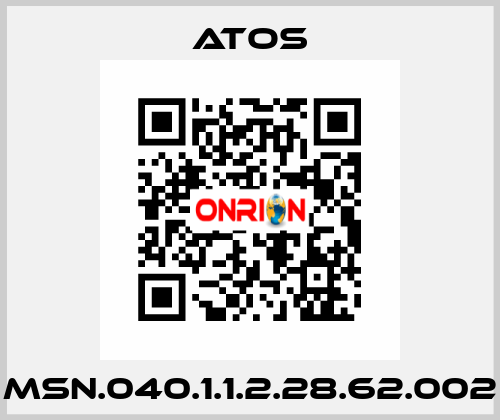 MSN.040.1.1.2.28.62.002 Atos