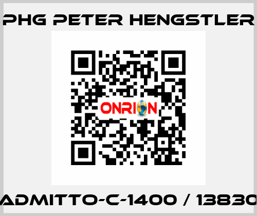 ADMITTO-C-1400 / 13830 phg Peter Hengstler