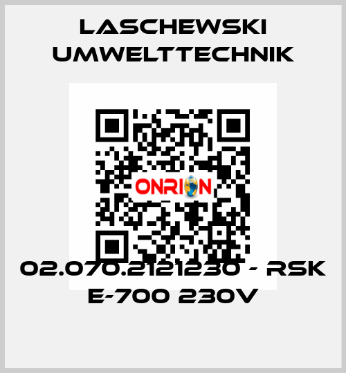 02.070.2121230 - RSK E-700 230V LASCHEWSKI UMWELTTECHNIK