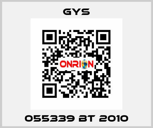 055339 BT 2010 GYS