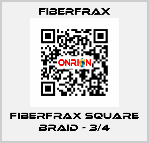 Fiberfrax Square Braid - 3/4 Fiberfrax