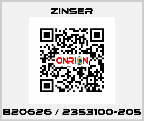 820626 / 2353100-205 Zinser