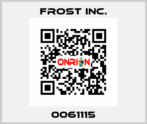 0061115 FROST Inc.