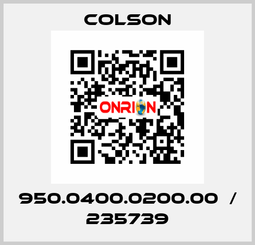 950.0400.0200.00  / 235739 Colson