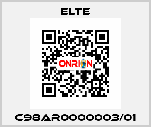 C98AR0000003/01 Elte