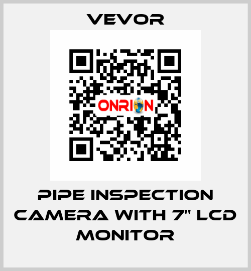 Pipe Inspection Camera with 7" LCD Monitor VEVOR