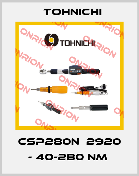 CSP280N  2920 - 40-280 Nm  Tohnichi