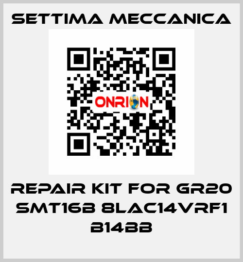 Repair kit for GR20 SMT16B 8LAC14VRF1 B14BB Settima Meccanica