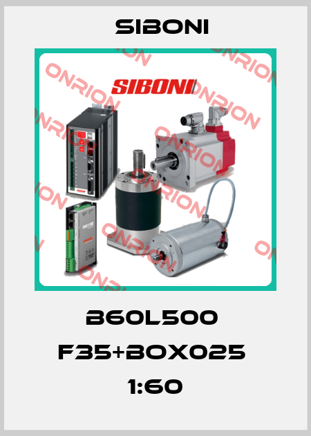 B60L500  F35+BOX025  1:60 Siboni