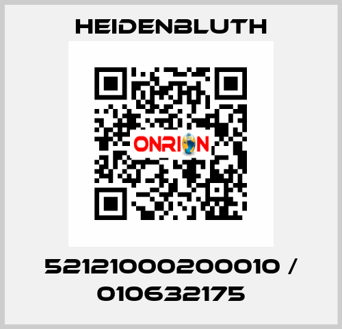 52121000200010 / 010632175 Heidenbluth