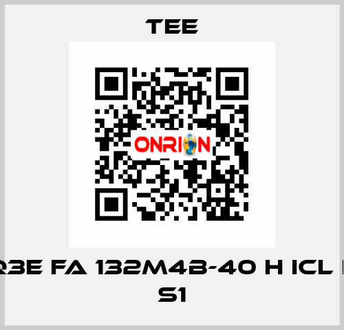 Q3E FA 132M4B-40 H Icl F S1 TEE