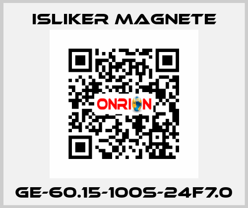 GE-60.15-100S-24F7.0 ISLIKER MAGNETE