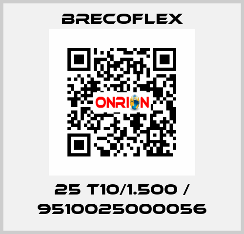 25 T10/1.500 / 9510025000056 Brecoflex