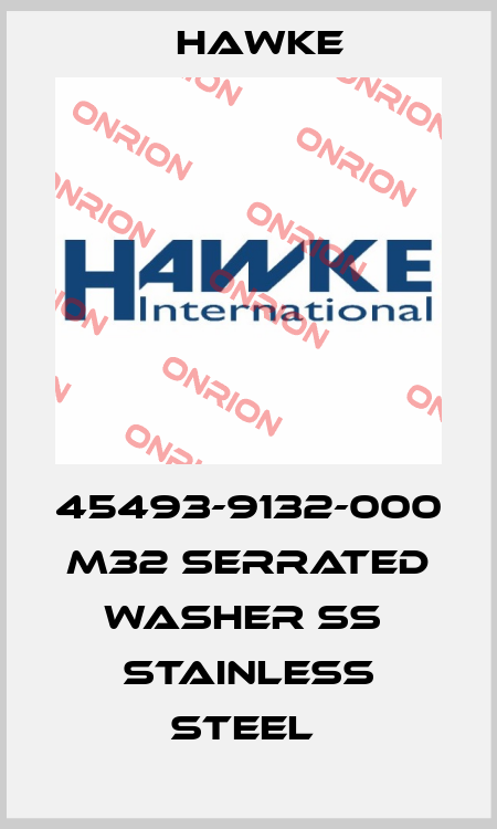 45493-9132-000  M32 Serrated Washer SS  Stainless Steel  Hawke