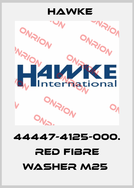 44447-4125-000.  Red Fibre Washer M25  Hawke