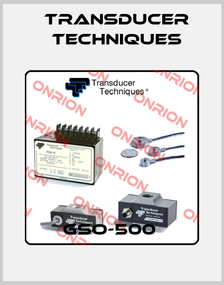GSO-500  Transducer Techniques