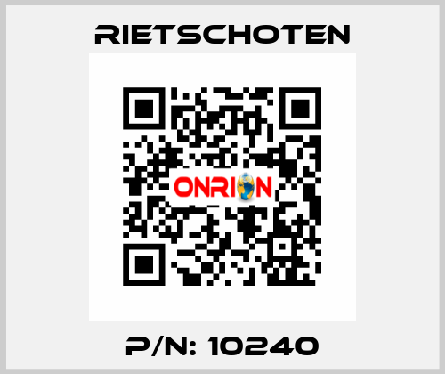 p/n: 10240 RIETSCHOTEN
