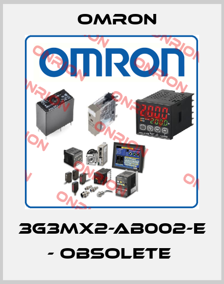 3G3MX2-AB002-E - obsolete  Omron