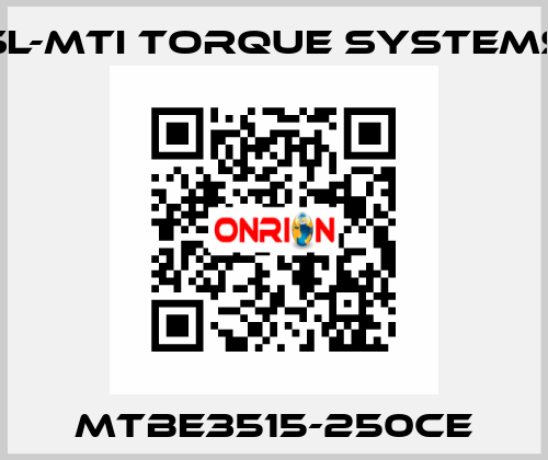 MTBE3515-250CE SL-MTI Torque Systems