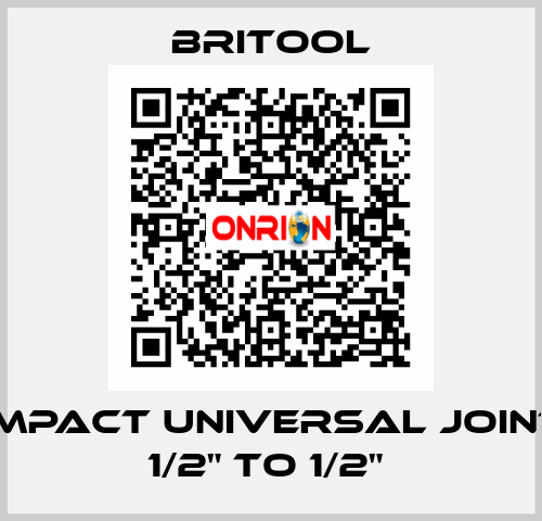 IMPACT UNIVERSAL JOINT 1/2" TO 1/2"  Britool