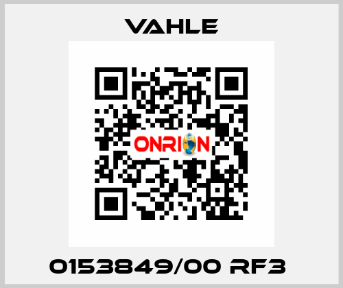 0153849/00 RF3  Vahle