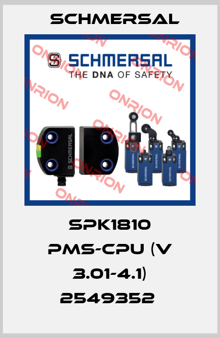 SPK1810 PMS-CPU (V 3.01-4.1) 2549352  Schmersal