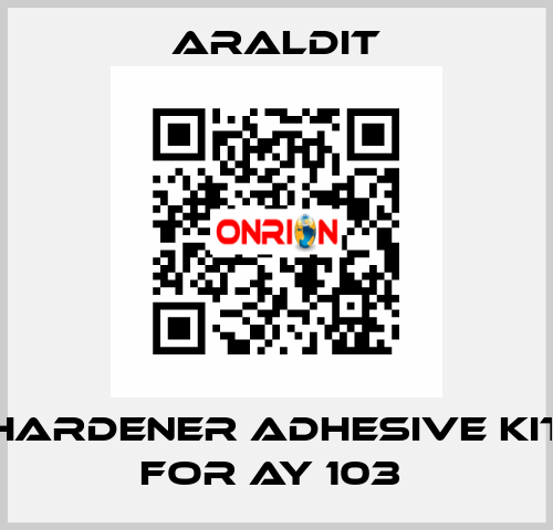 Hardener adhesive kit for AY 103  Araldit