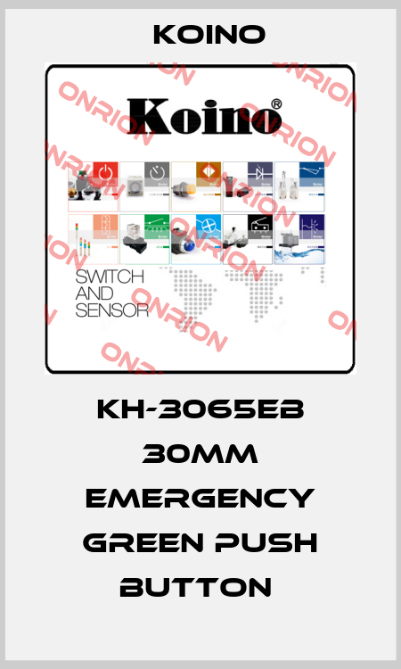 KH-3065EB 30mm Emergency Green Push Button  Koino