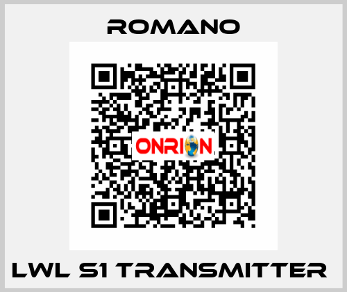 LWL S1 transmitter  Romano