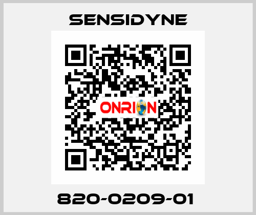 820-0209-01  Sensidyne